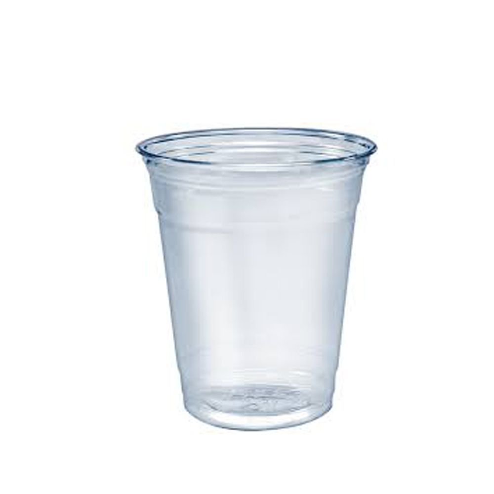 Transparent cups and Red cups