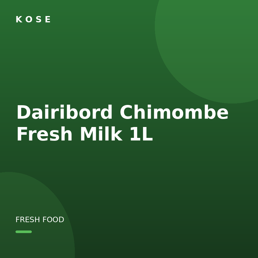 Dairibord Chimombe Fresh Milk 1L