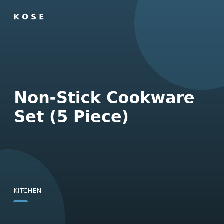 Non-Stick Cookware Set (5 Piece)