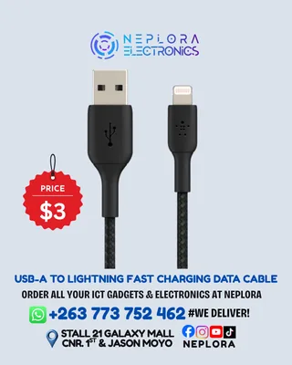 USB A to Lightning Charger in Harare