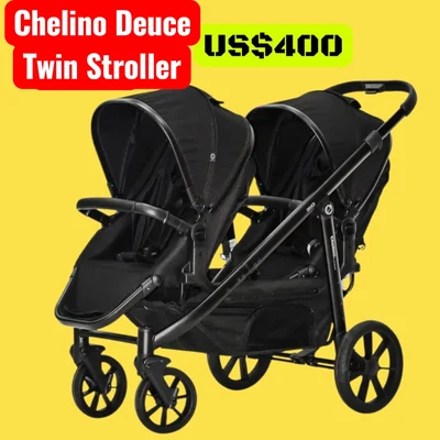 CHELINO DEUCE TWIN STROLLER