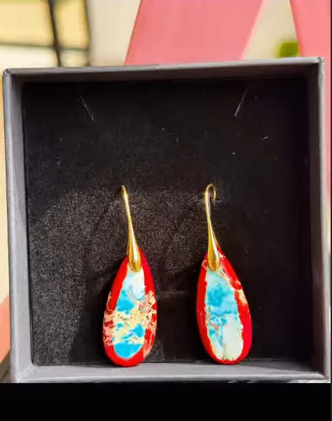 Handcrafted Teardrops Earrings