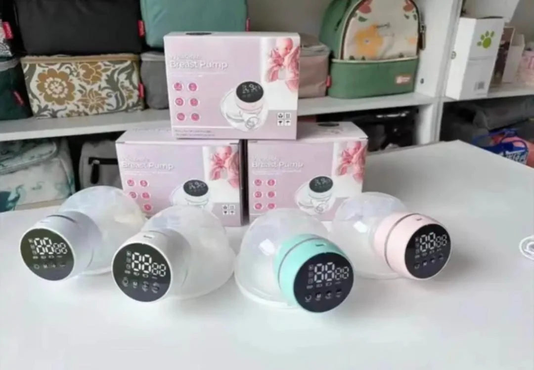 Wearable breast pump