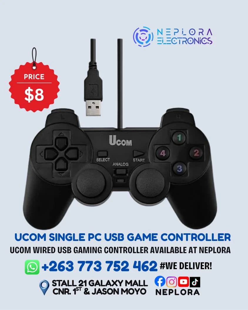 UCOM Single PC USB Game Controller