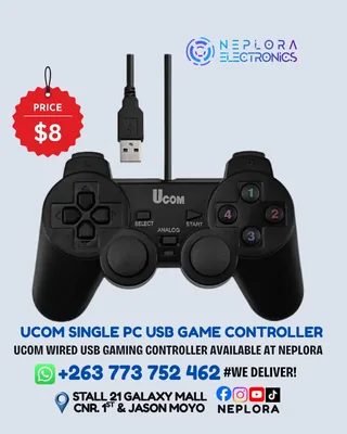 UCOM Single PC USB Game Controller