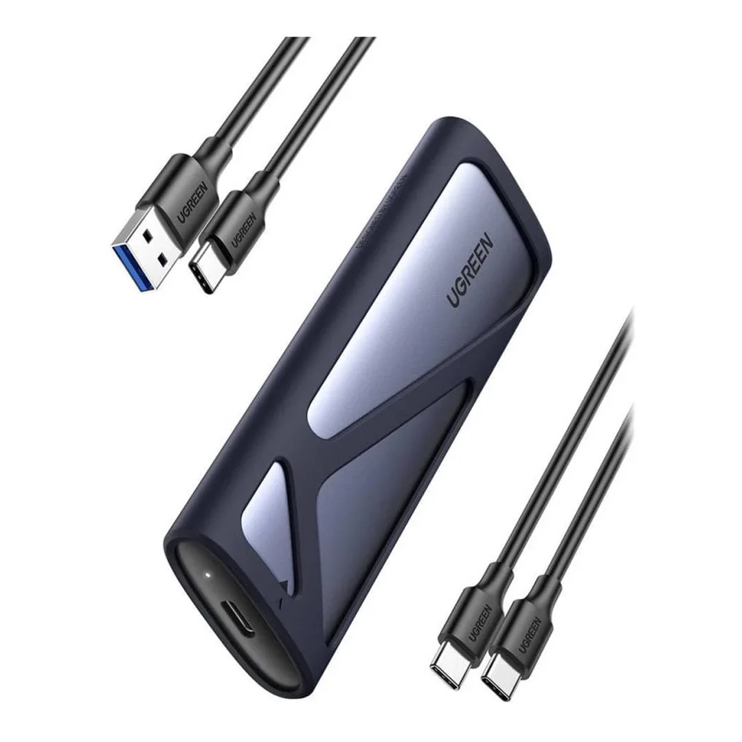 Ugreen m.2 SSD Pocket USB-C Gen 2 10 Gbp/s Drive Enclosure Grey 90264