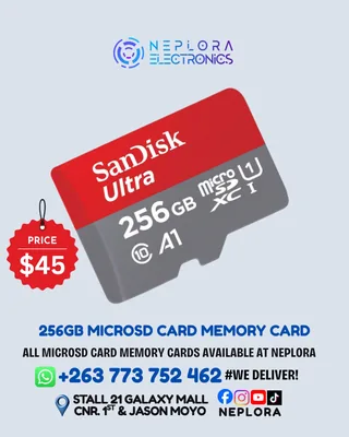 256GB MicroSD Card Memory Card in Harare