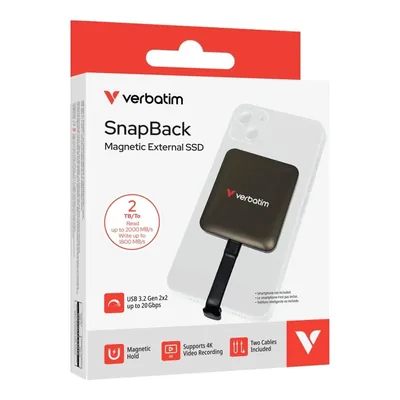 Verbatim 2TB SnapBack SSD Mocha Metallic 32062