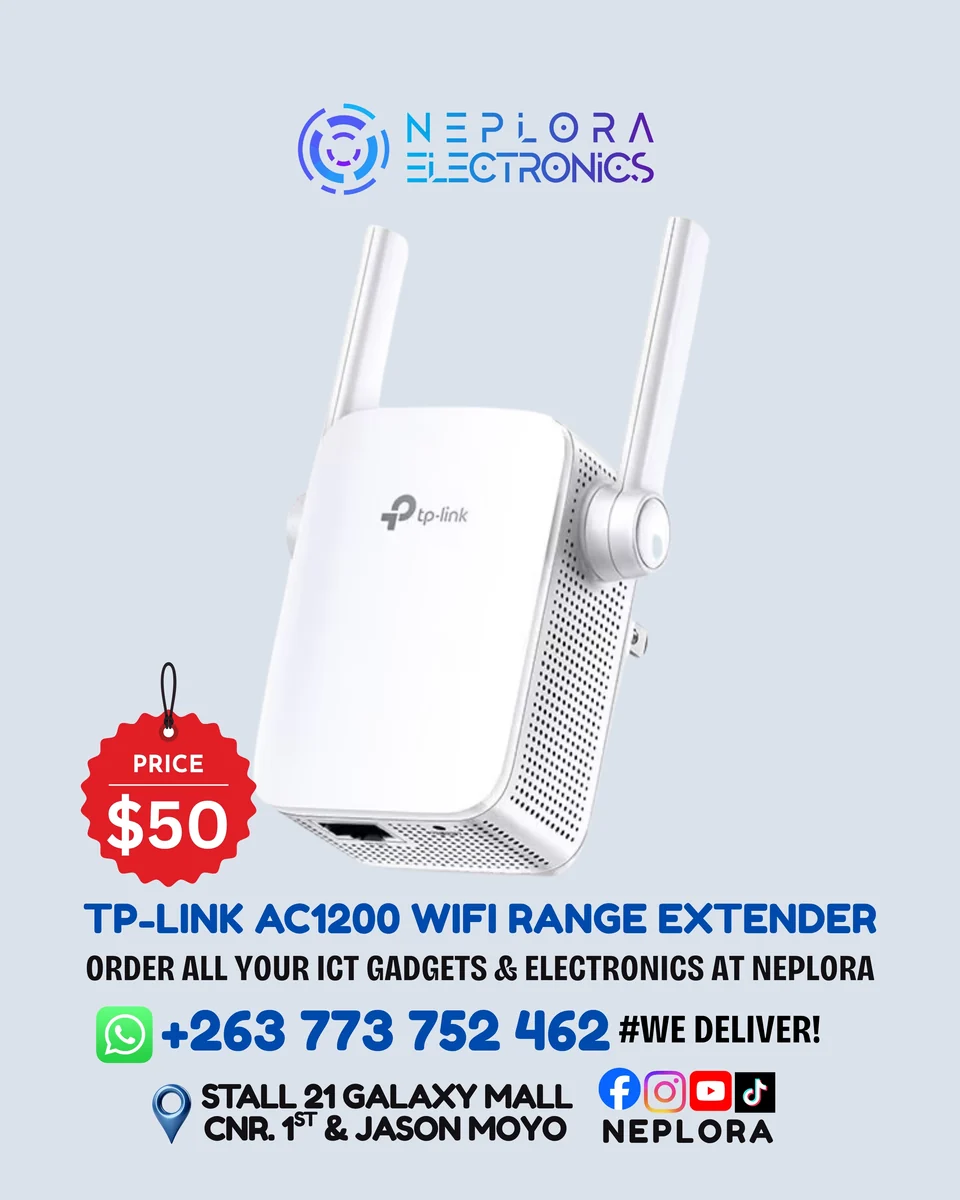 TP-Link AC1200 Wi-Fi Range Extender in Harare