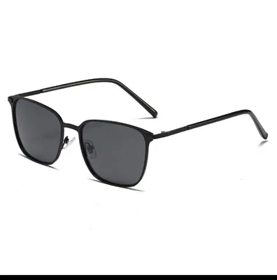 Light Metal Frame Black Polarized