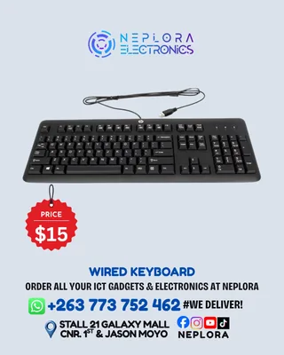 USB Wired Keyboard in Harare