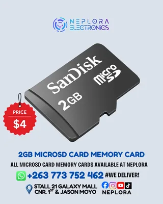 2GB MicroSD Card Memory Card