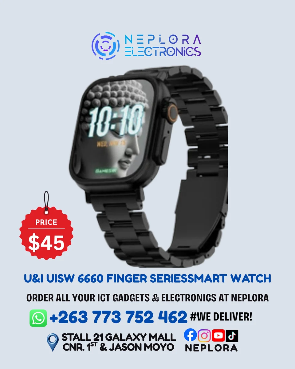 U&I UISW 6660 Finger Series Smart Watch in Harare