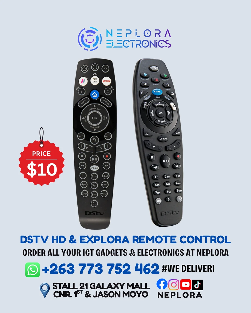 DSTV HD & Explora Remote Control in Harare