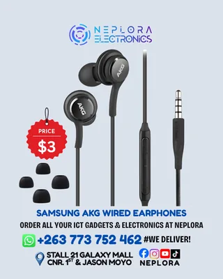 Samsung AKG Wired Earphones in Harare