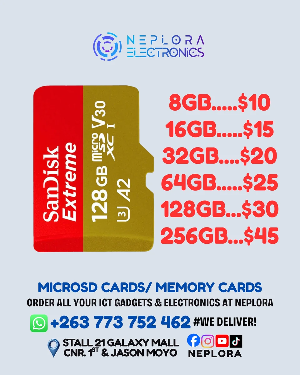 MicroSD Memory Cards in Harare