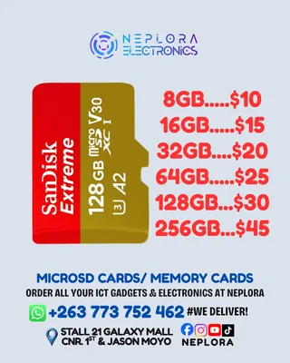 MicroSD Memory Cards in Harare