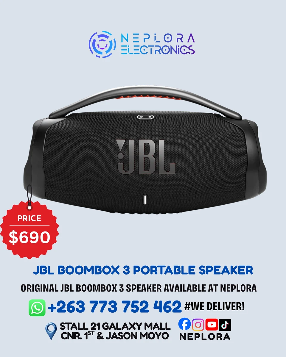 JBL Boombox 3 Portable Bluetooth Speaker in Harare