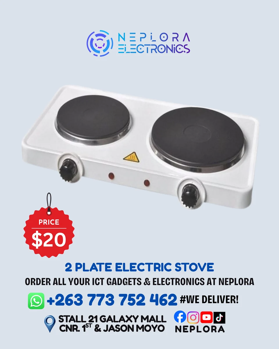 2 Plate Electric Stove in Harare