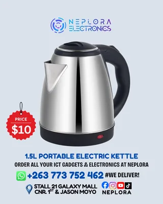 1.5L Portable Electric Kettle in Harare