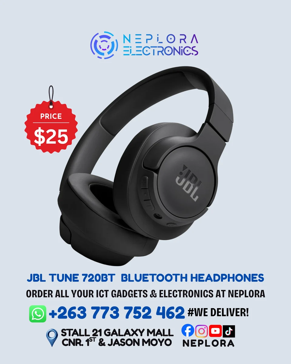 JBL Tune 720BT Bluetooth Headphones in Harare