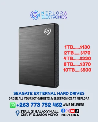 Seagate External Hard Drives in Harare