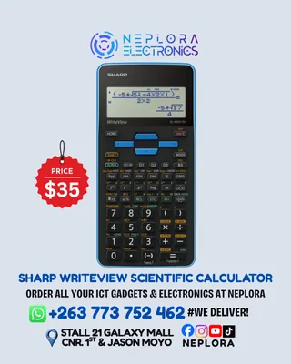 SHARP WRITEVIEW SCIENTIFIC CALCULATOR