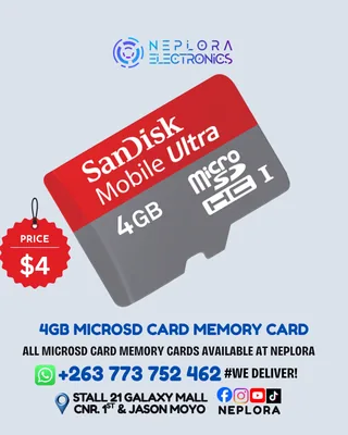 SanDisk Memory Card 4GB