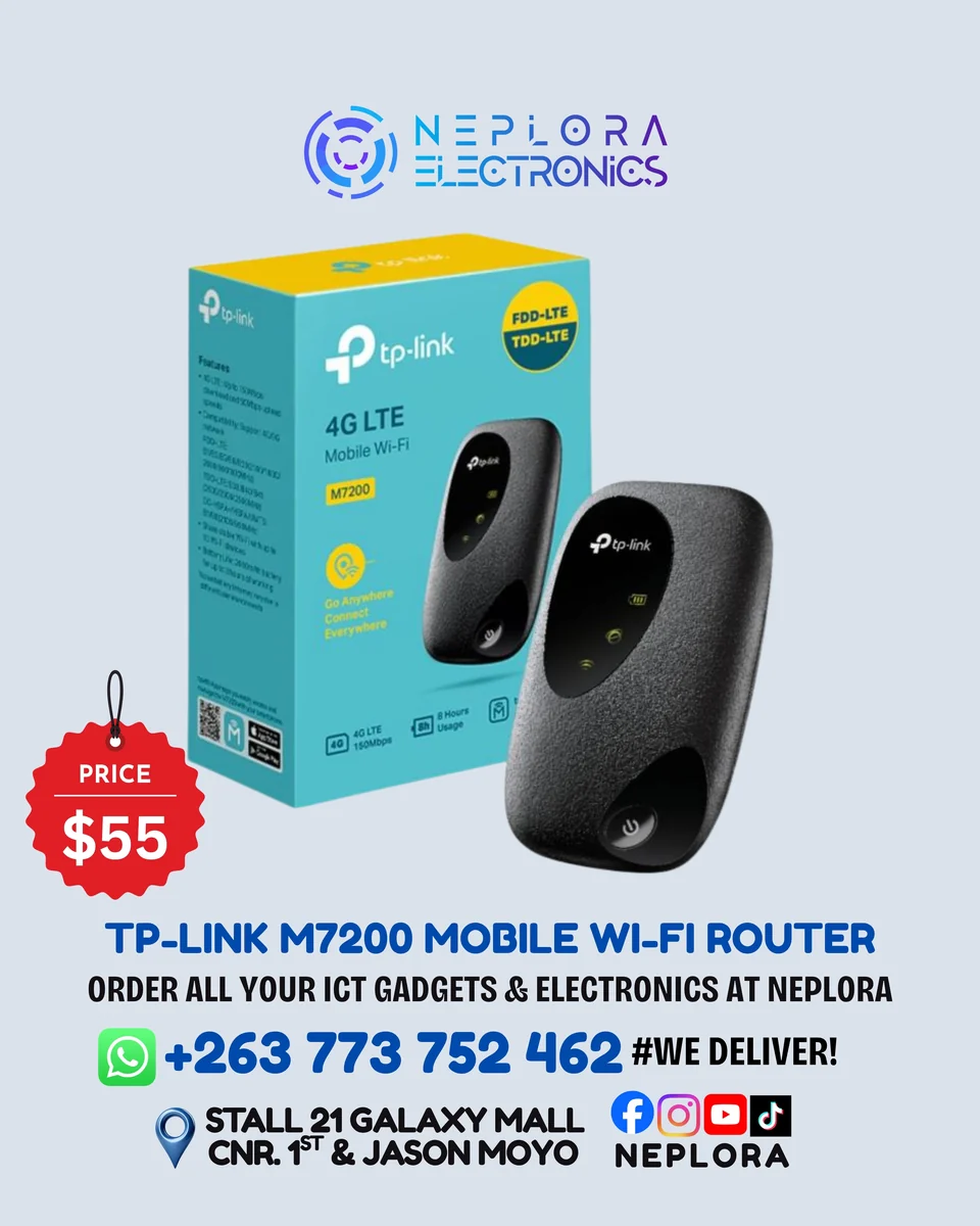 TP-LINK M7200 MOBILE WI-FI ROUTER in Harare
