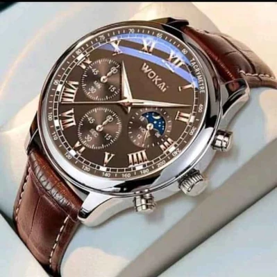 Men's watch leather belt