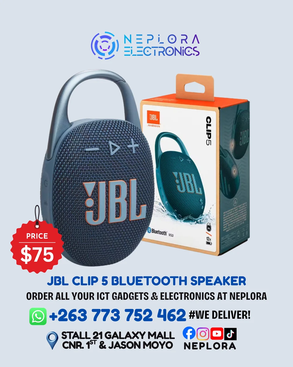JBL Clip 5 Bluetooth Speaker in Harare