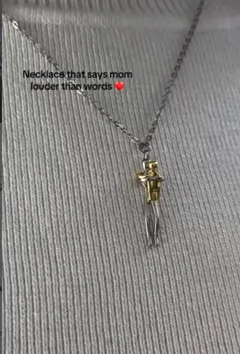 Mom and Child Necklace