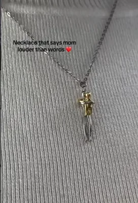 Mom and Child Necklace