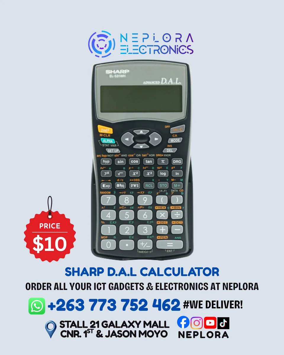 Sharp D.A.L Calculator in Harare