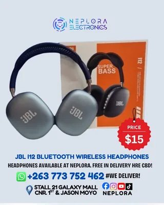 JBL I12 Bluetooth Wireless Headphones