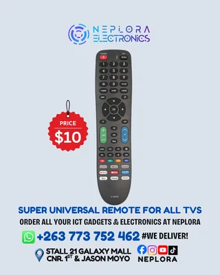 Super Universal Remote Control for All TVs in Harare