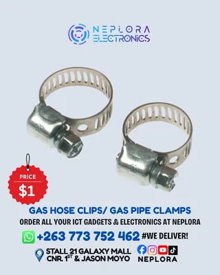 Gas Hose Clips / Gas Pipe Clamps