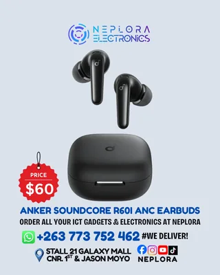 Anker Soundcore R60i ANC Wireless Earbuds in Harare